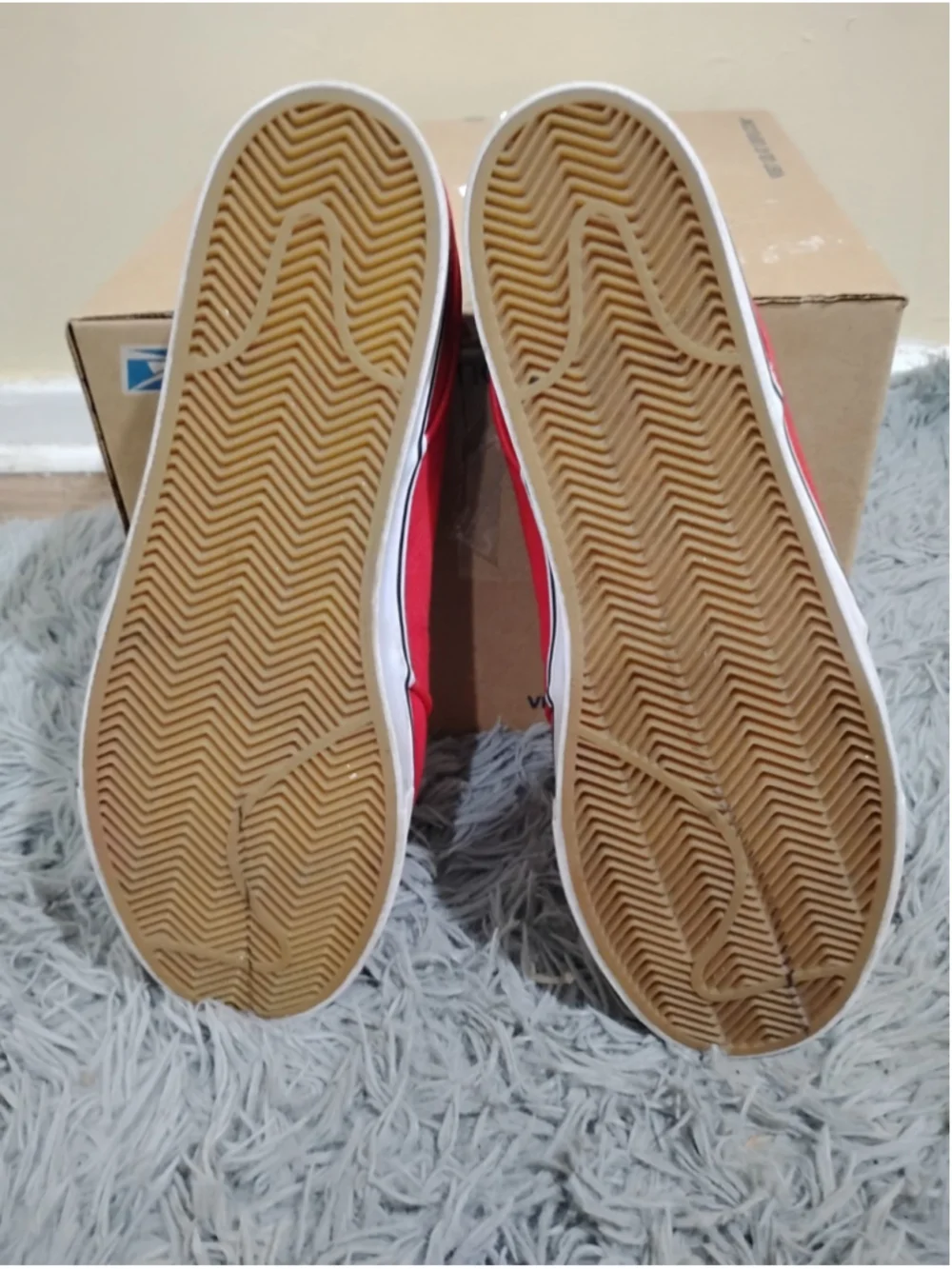 Nike SB Stefan Janoski Shoes Mens Size 14 Red Canvas Skateboarding 615957-603